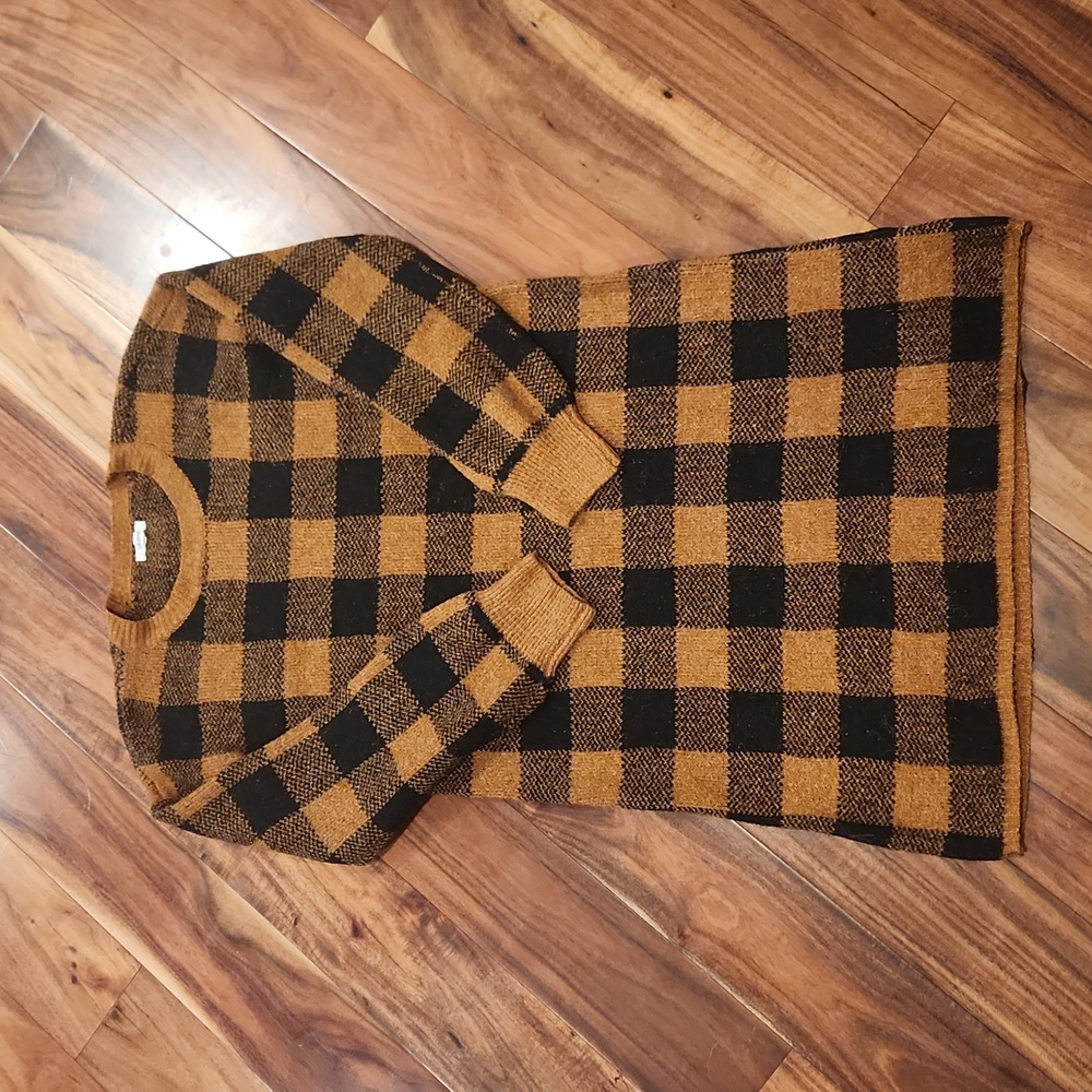 Maurices plaid sweater dress